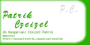 patrik czeizel business card